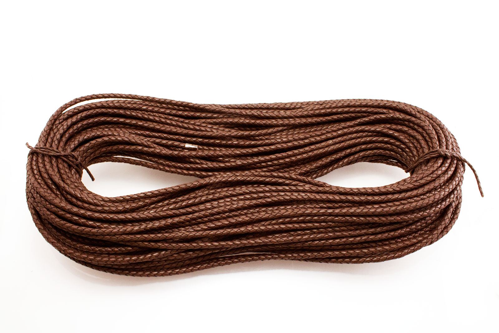 6mm Brown Bolo Braided Leather Cord Necklace 1 yard eBay